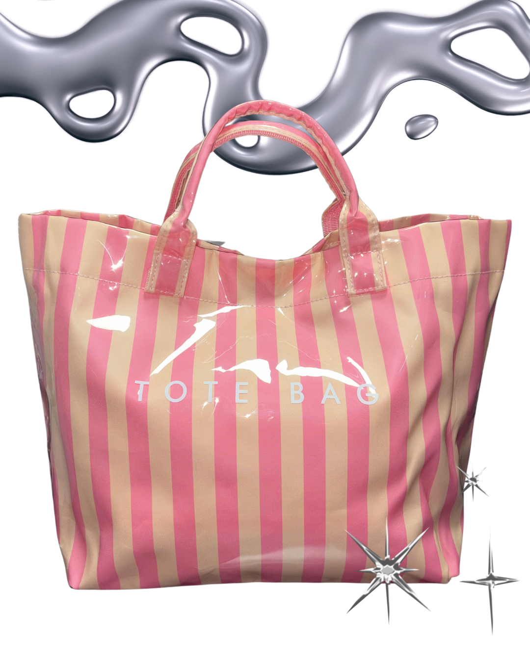 TOTE BAG YELLOW&PINK